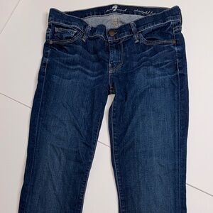 7 For All Mankind Kimmie Straight Leg Dark Denim